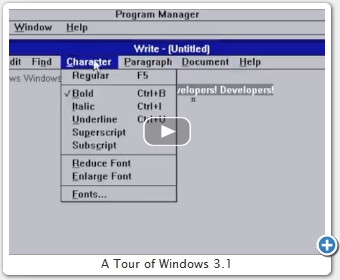 A Tour of Windows 3.1