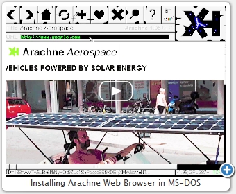 Installing Arachne Web Browser in MS-DOS