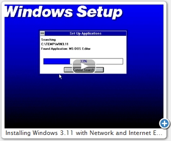 Installing Windows 3.11 with Network and Internet Explorer
